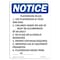 Signmission OSHA Notice, 7" Height, Playground Rules 1. Use Playground Sign, 7" X 5", Portrait OS-NS-D-57-V-17322 - alternate 1